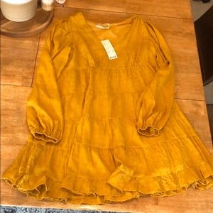 NWT urban outfitters mustard dress